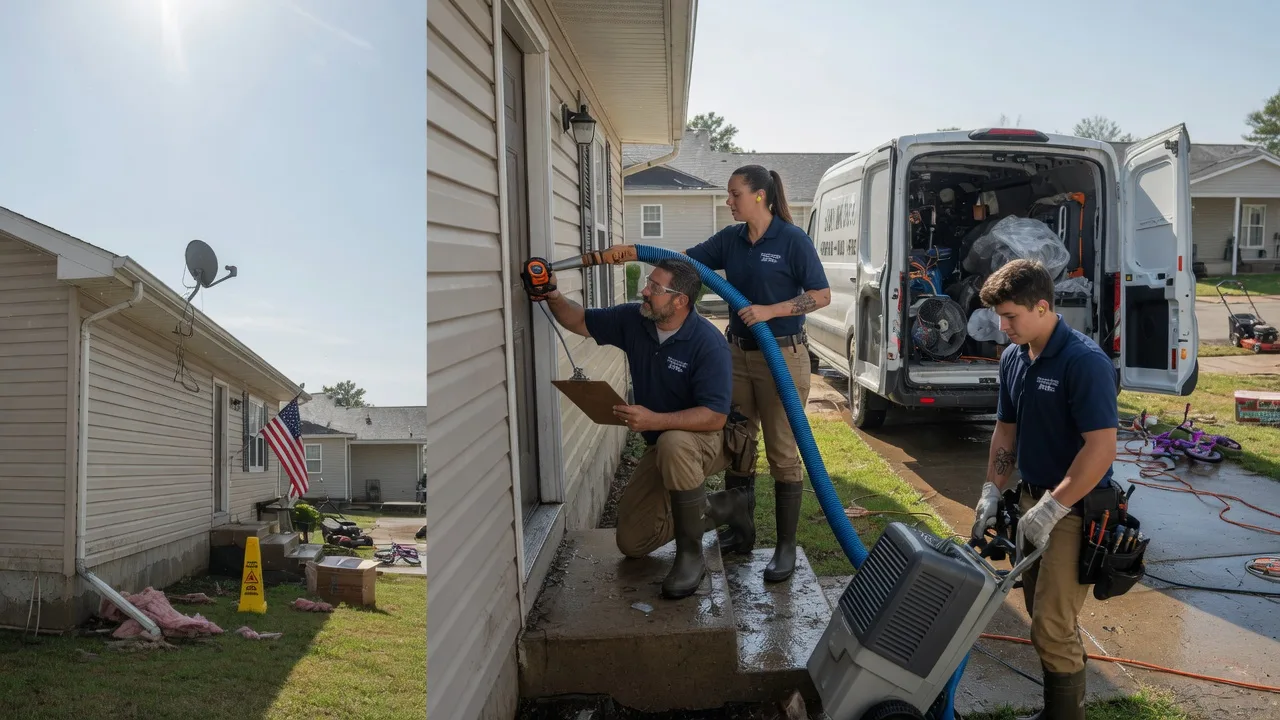 Ceiling Water Damage Restoration in Henry, SD near me